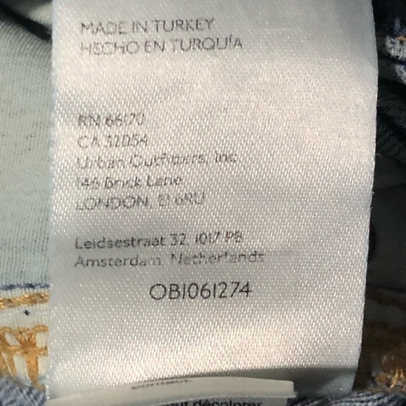 We The Free Jeans Women's 27 Raw High Rise Skinny Stretch Denim NWT - Picture 5 of 8